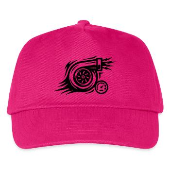 Turbo Boost Tuning Symbol - Kinder Basecap - Fuchsia - Vorne