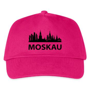 MOSKAU Skyline - Kinder Basecap - Fuchsia - Vorne