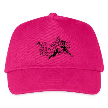 fire wolf - Kids’ Baseball Cap - fuchsia - Front