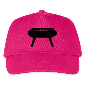 Table for table football - Kids’ Baseball Cap - fuchsia - Front