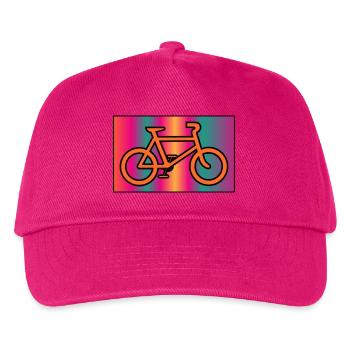 FAHRRAD. RADFAHREN. - Kinder Basecap - Fuchsia - Vorne