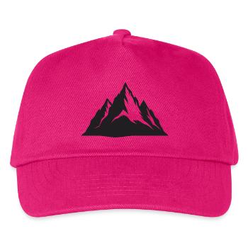 Gebirge - Kinder Basecap - Fuchsia - Vorne