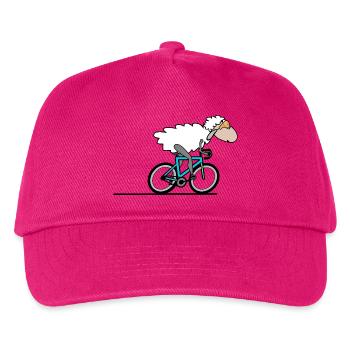 Rennrad Radfahren - Kinder Basecap - Fuchsia - Vorne
