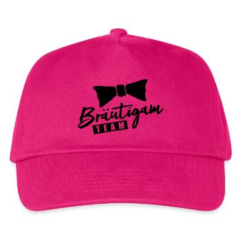 Groom Team - Kids’ Baseball Cap - fuchsia - Front