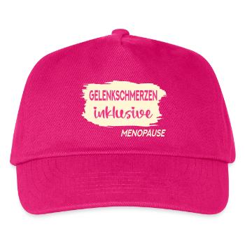 GELENKSCHMERZEN WECHSELJAHRE MENOPAUSE - Kinder Basecap - Fuchsia - Vorne