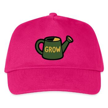 Watering Can Grow Gardening Gardener Plants - Kids’ Baseball Cap - fuchsia - Front