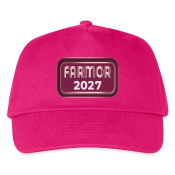 Schwedische Großmutter 2027 - Kinder Basecap - Fuchsia - Vorne