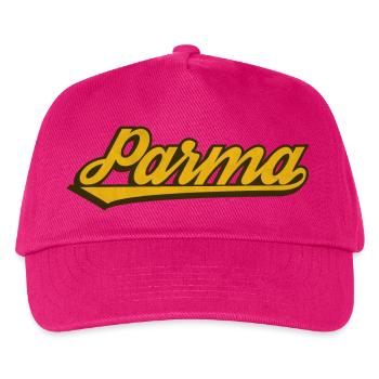 Parma Vintage Script Logo - Kinder Basecap - Fuchsia - Vorne