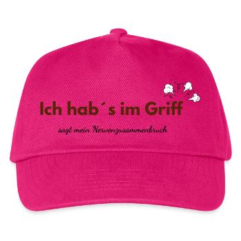 Je l’ai sous contrôle – dit la dépression nerveuse - Casquette de baseball Enfant - fuchsia - Devant