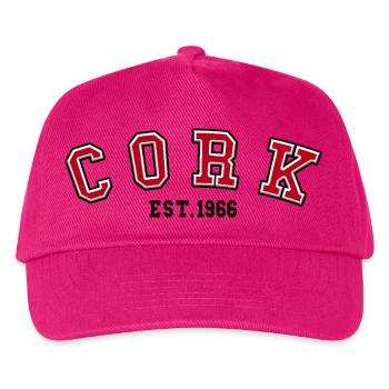 Cork gegründet 1966 – Geburtstag - Kinder Basecap - Fuchsia - Vorne