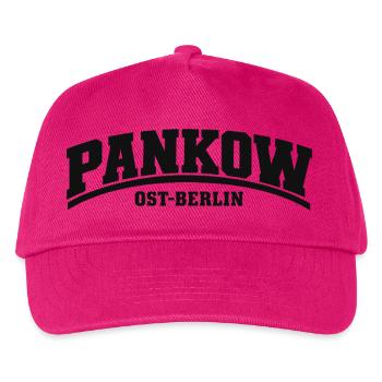 Pankow - Ost-Berlin - Bezirk - Deutschland - Kinder Basecap - Fuchsia - Vorne