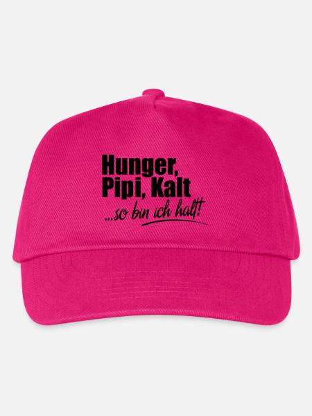 Hunger Kalt Müde so bin ich halt - Kinder Basecap - Fuchsia