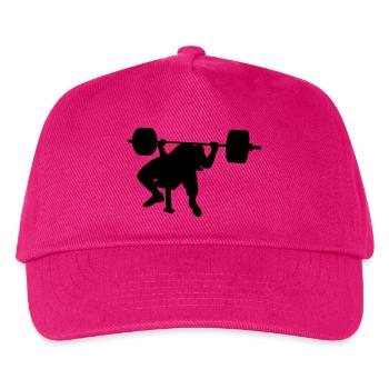 Bankdrücken pause - Kinder Basecap - Fuchsia - Vorne