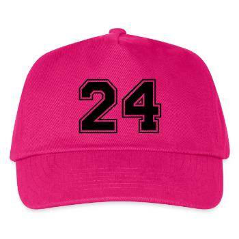 24 - Kinder Basecap - Fuchsia - Vorne