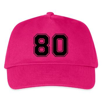 80 - Kids’ Baseball Cap - fuchsia - Front