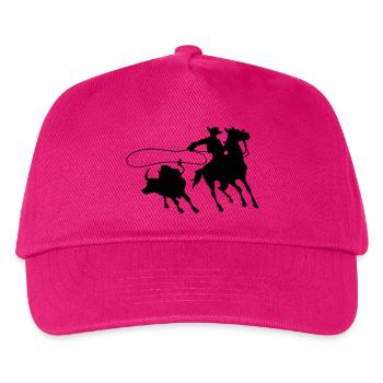 Cowboy - Kinder Basecap - Fuchsia - Vorne