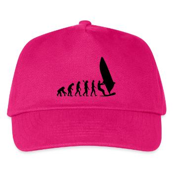 Evolution Windsurfen - Kinder Basecap - Fuchsia - Vorne