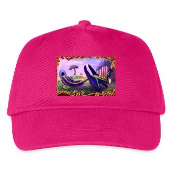 Dinosaur - Kids’ Baseball Cap - fuchsia - Front