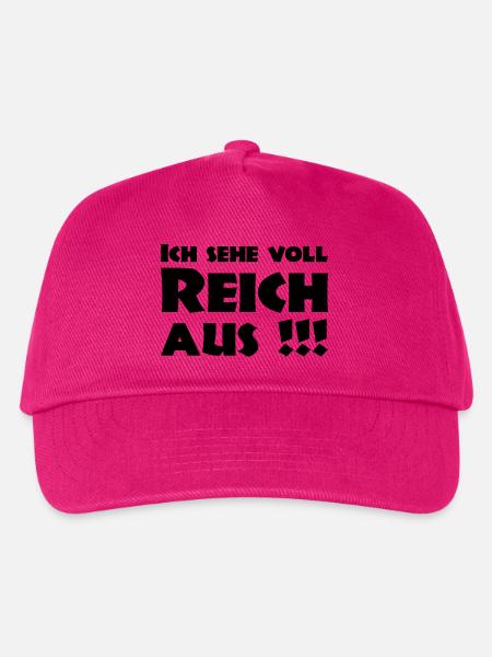 ich sehe voll reich aus - Kinder Basecap - Fuchsia