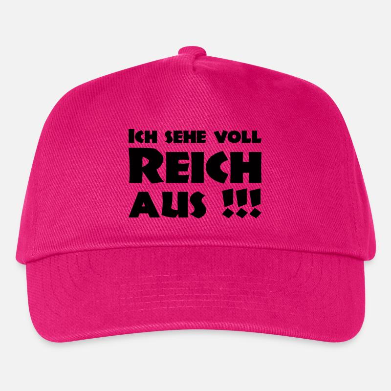 ich sehe voll reich aus - Kinder Basecap - Fuchsia
