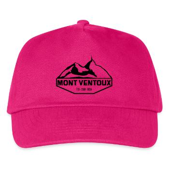 Mont Ventoux Slim Black Edition - Kids’ Baseball Cap - fuchsia - Front