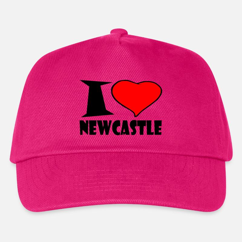 I love Newcastle - Kinder Basecap - Fuchsia