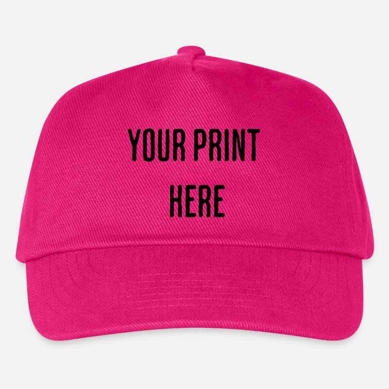 Your Print Here - Kinder Basecap - Fuchsia