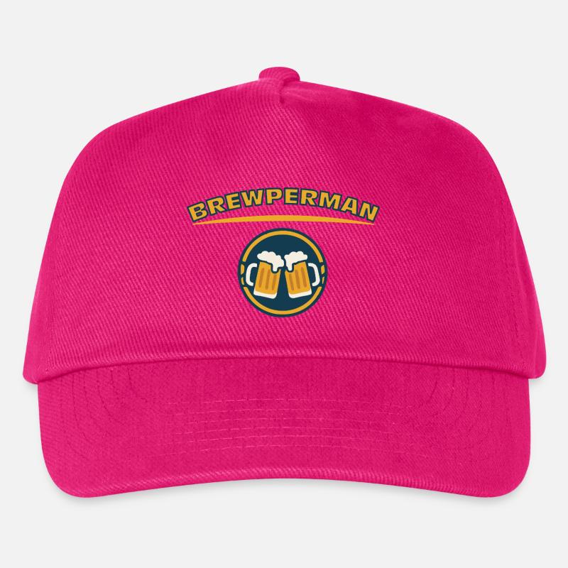 BREWPERMAN - Kinder Basecap - Fuchsia