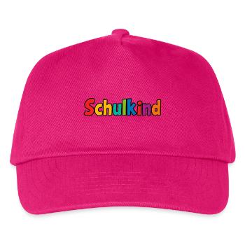 Schoolchild colorful - Kids’ Baseball Cap - fuchsia - Front