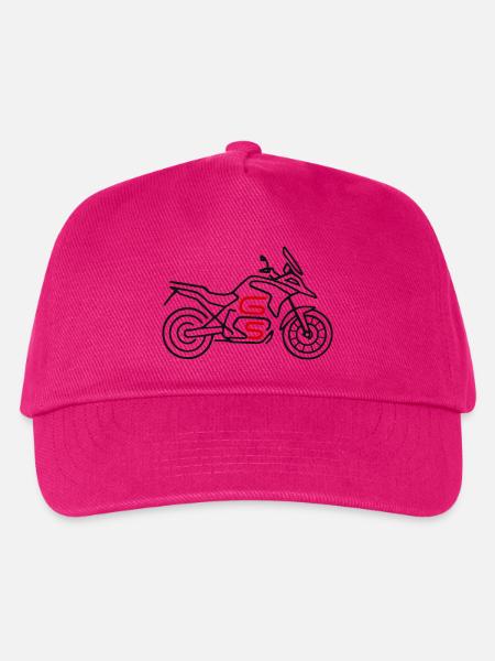 Motorrad GS schwarz rot - Kinder Basecap - Fuchsia