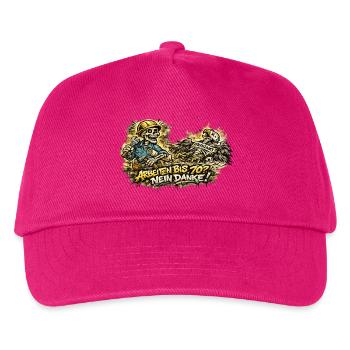 Arbeiten70? Nein Danke - Kinder Basecap - Fuchsia - Vorne