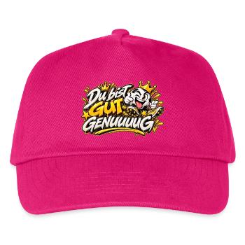 Du bist Gut Genug - Kinder Basecap - Fuchsia - Vorne