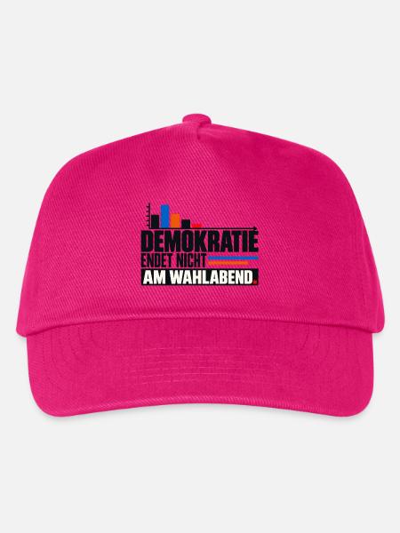Demokratie nach der Wahl - Kinder Basecap - Fuchsia