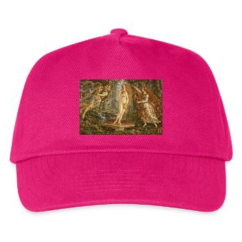 Geburt des Mushroom Crop Top - Kinder Basecap - Fuchsia - Vorne