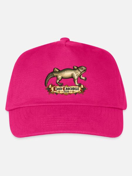 Landkrokodil - Kinder Basecap - Fuchsia