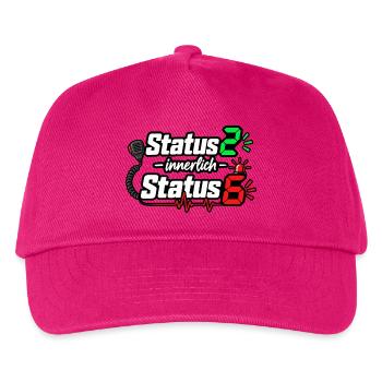 Status2 Innerlich Status6 - Kinder Basecap - Fuchsia - Vorne