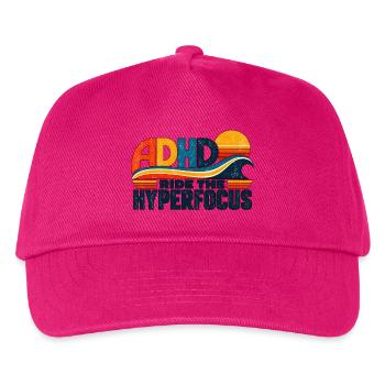 ADHD – My Own Frequency - Kinder Basecap - Fuchsia - Vorne
