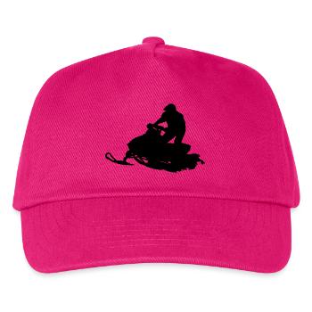Snowmobile - Kids’ Baseball Cap - fuchsia - Front