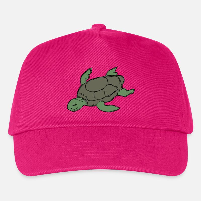 Schildkröte - Kinder Basecap - Fuchsia