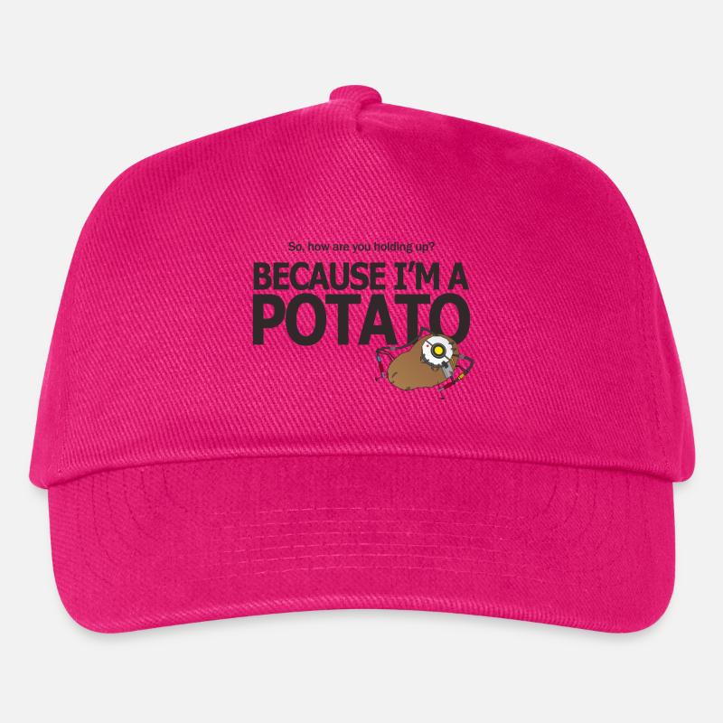 Hello Potato - Kinder Basecap - Fuchsia