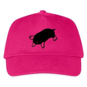 Maulwurf - Kinder Basecap - Fuchsia - Vorne