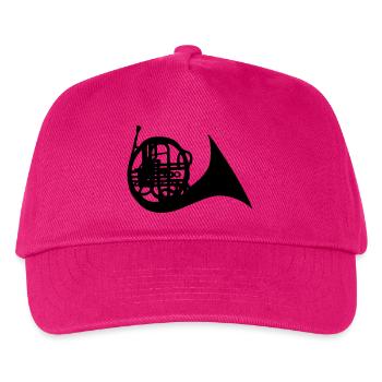 Klassische Musik für Waldhorn - Kinder Basecap - Fuchsia - Vorne