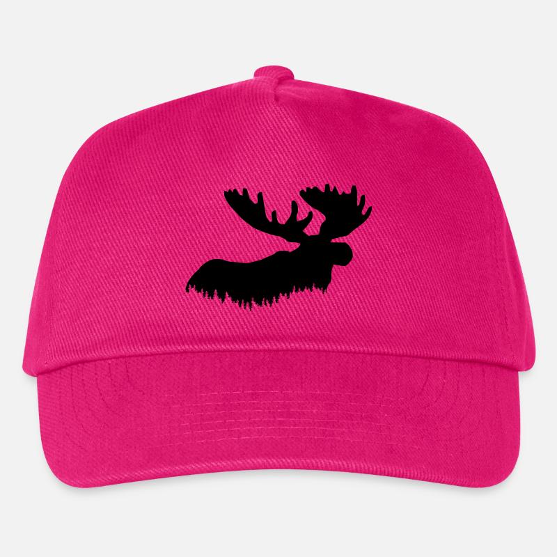 Elch - Kinder Basecap - Fuchsia