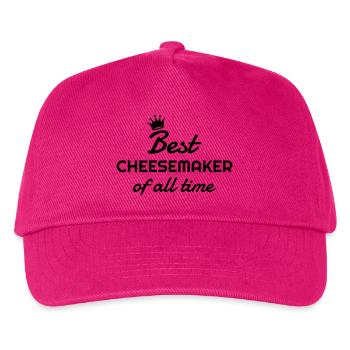 Käser / Käse / Arbeit / Käserin - Kinder Basecap - Fuchsia - Vorne