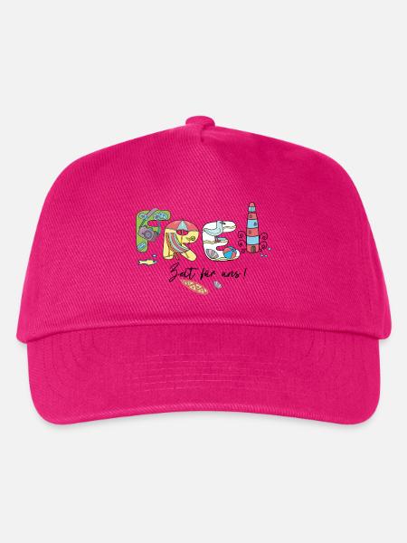 Freizeit Urlaub - Kinder Basecap - Fuchsia