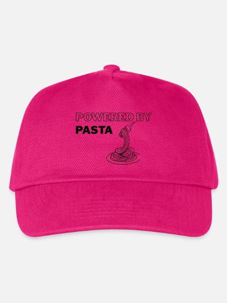 Angetrieben von Pasta - Kinder Basecap - Fuchsia
