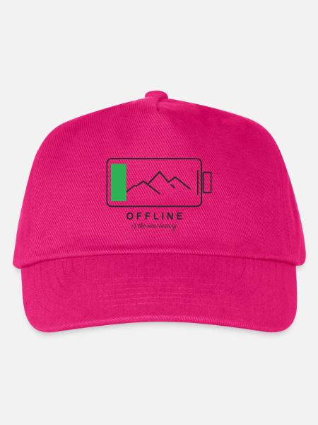Digitale Entgiftung - Kinder Basecap - Fuchsia