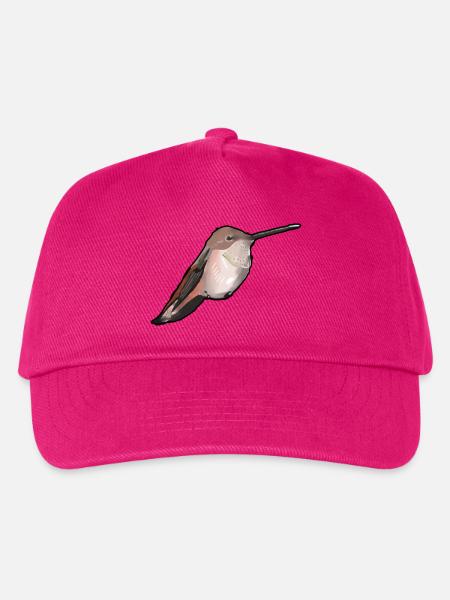 Kolibri im Abendlicht - Kinder Basecap - Fuchsia