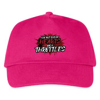 Ich breche nur Drosselregler - Kinder Basecap - Fuchsia - Vorne