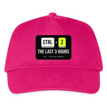 Strg Z: Die letzten 3 Stunden - Kinder Basecap - Fuchsia - Vorne